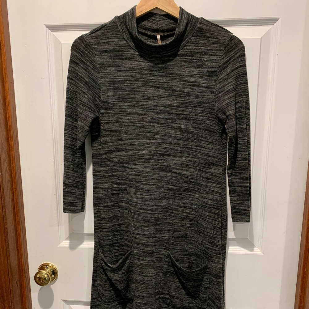 Poof dark grey dress, size small